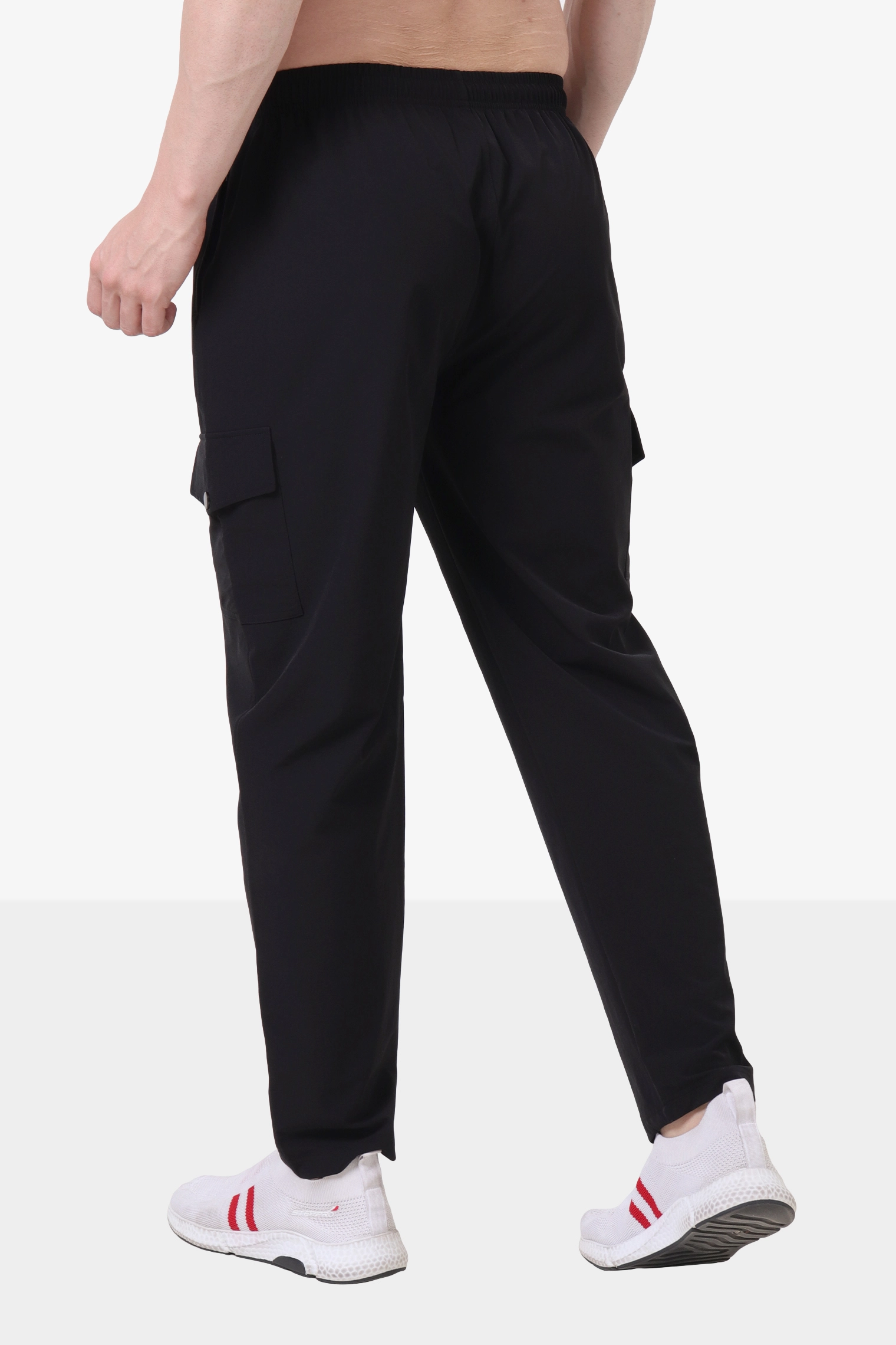 GROW Athleisure comfy cargo pants black buy online at best price growathleisure (6)